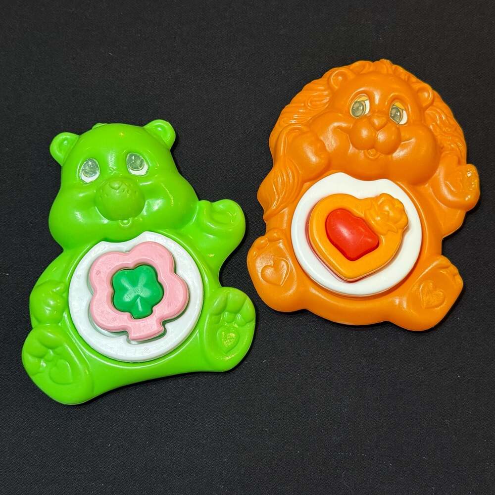 Vintage 1984-1985 Care Bears Plastic Puzzles